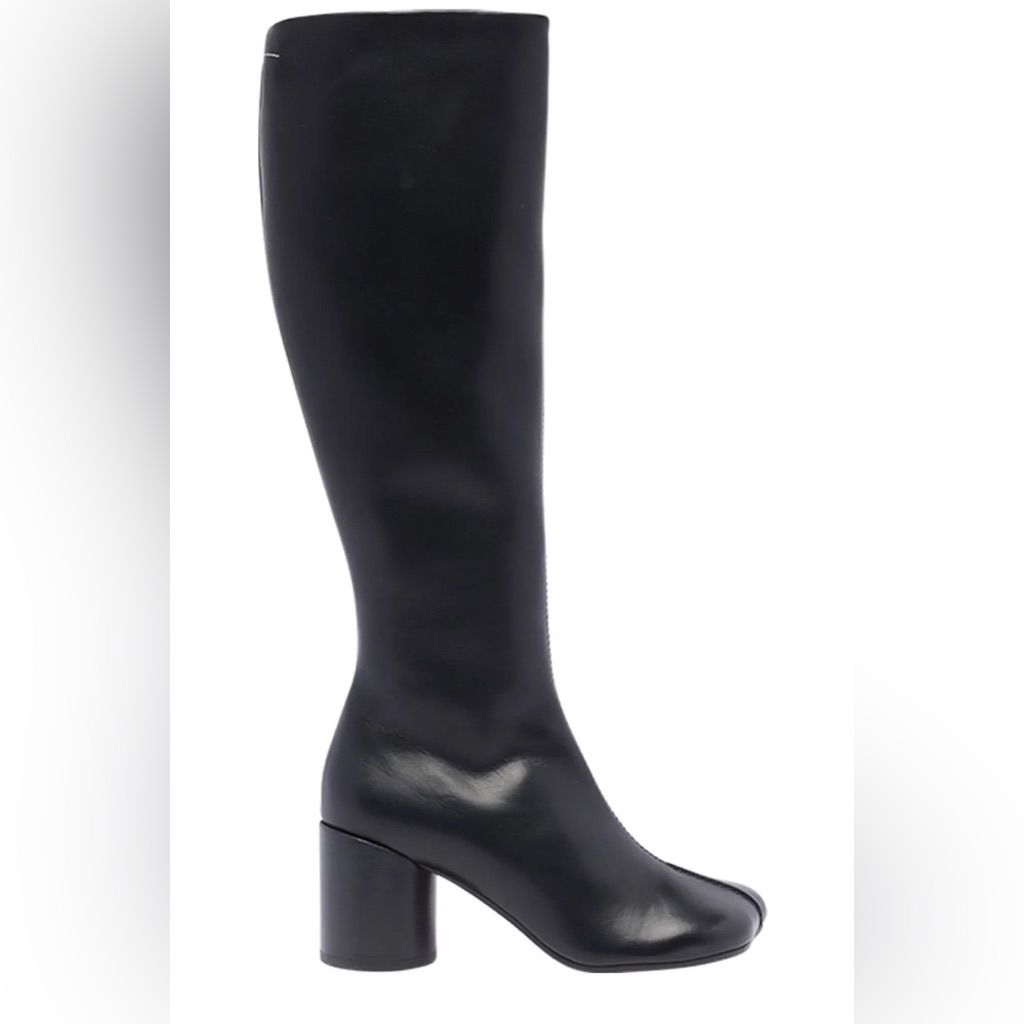 Brand New Mm6 Margiela Slip On Knee High Boots